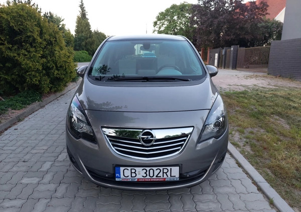 Opel Meriva cena 26900 przebieg: 119500, rok produkcji 2010 z Bydgoszcz małe 92